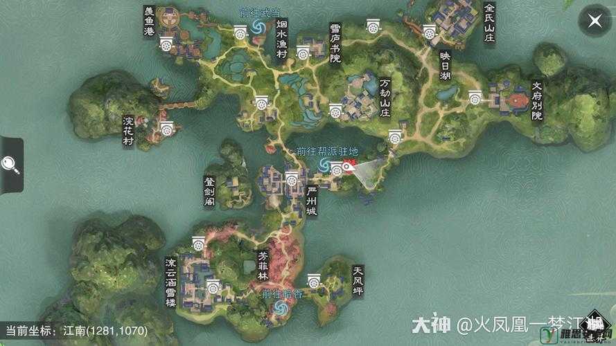 一梦江湖手游6月7日打坐点一览，探寻6月7日坐观万象的绝佳位置